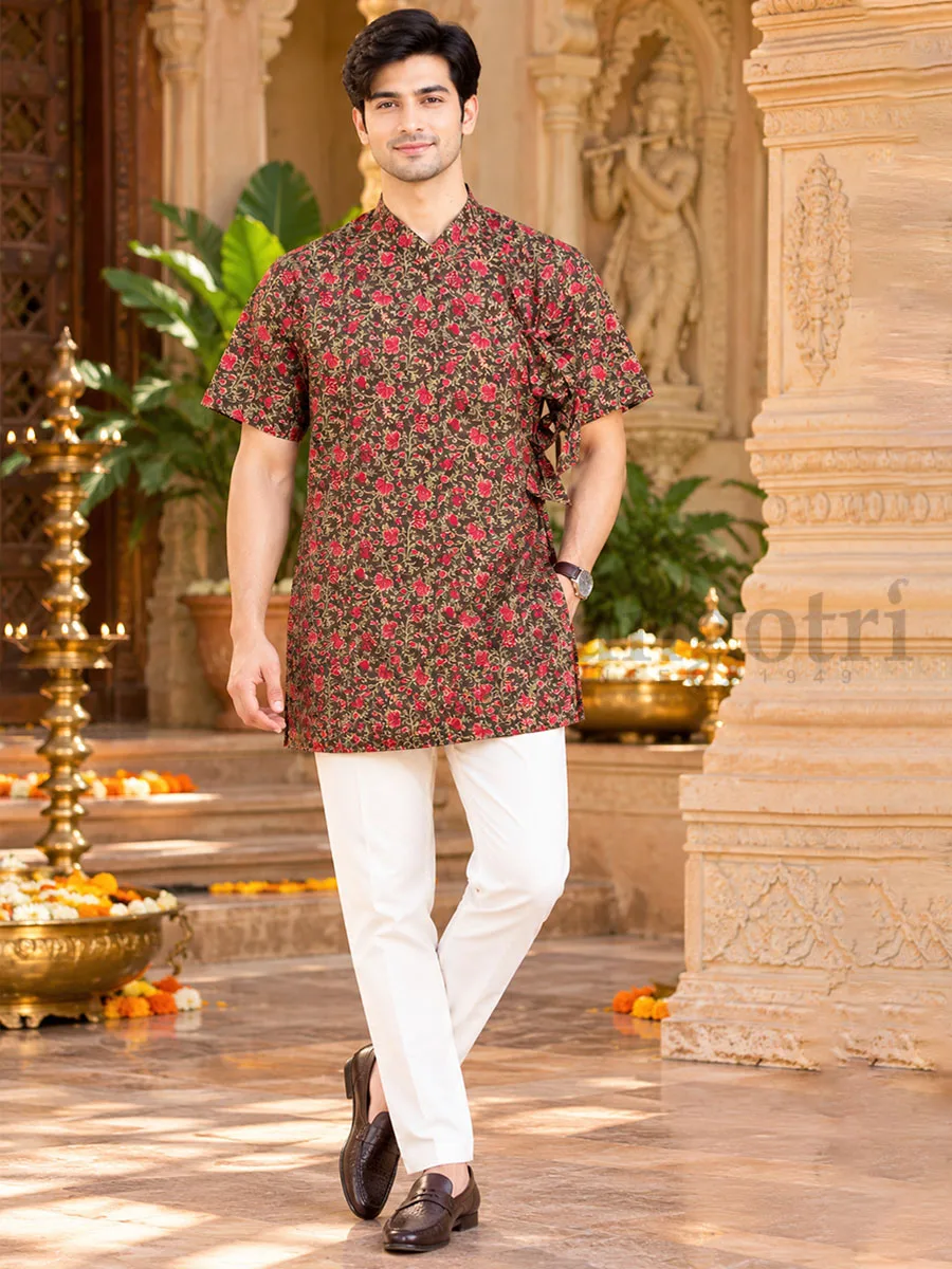 Cotton Printed Kirtan Bagalbandi M