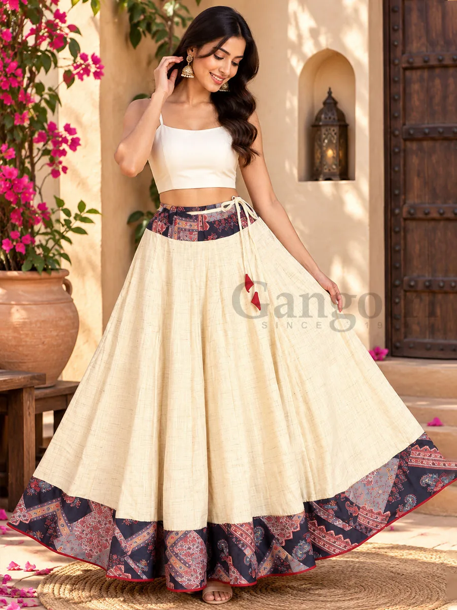 Cotton Skirt M