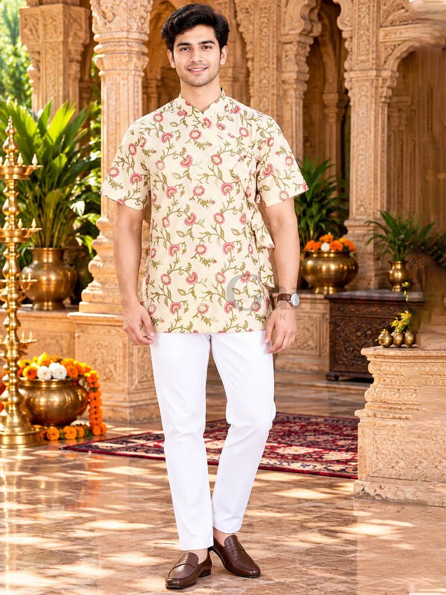 Cotton Printed Kirtan Bagalbandi S