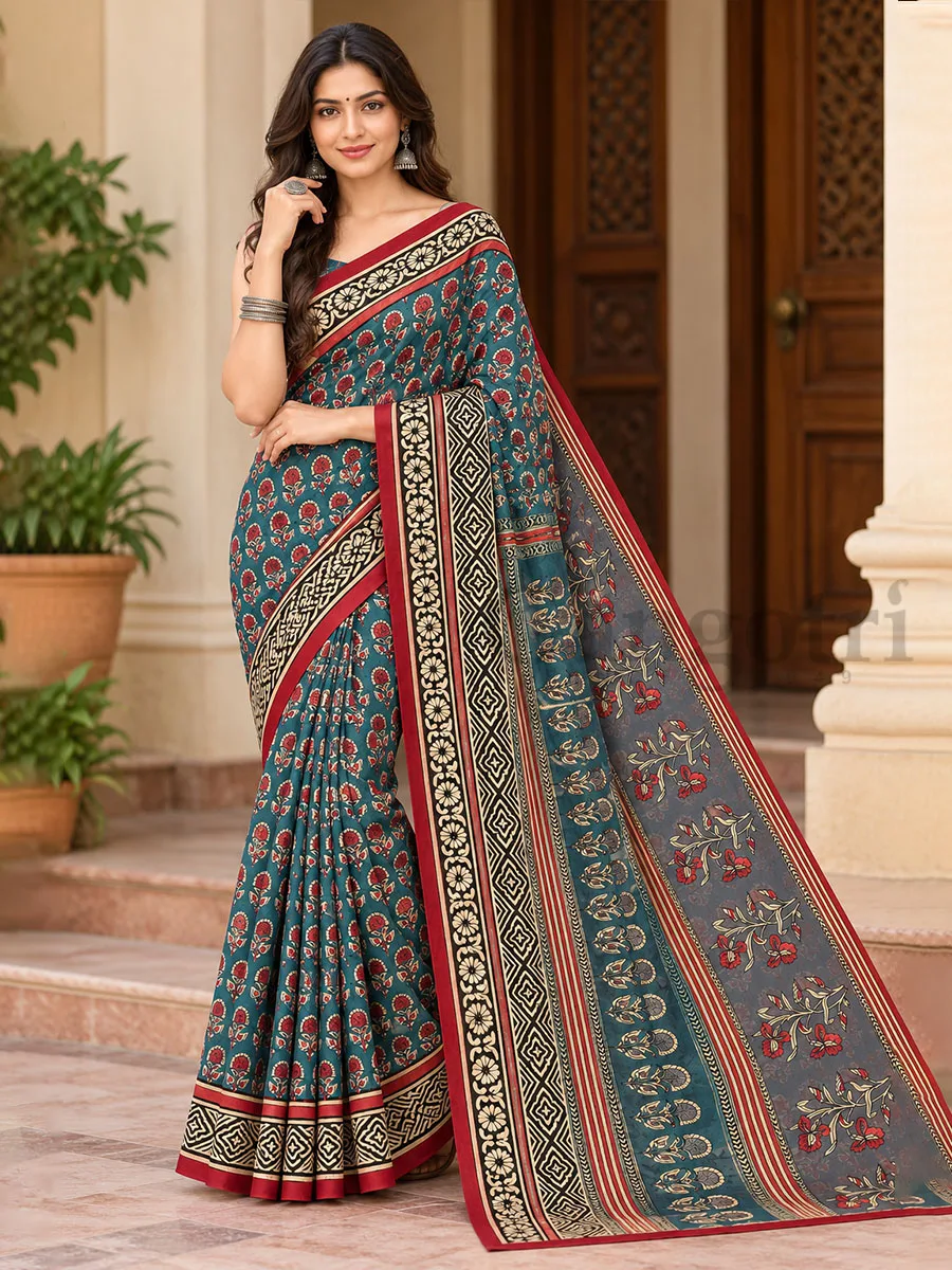 Cotton Printed Saree