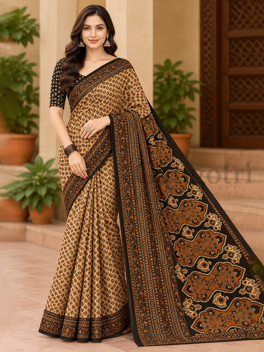 Cotton Printed Saree