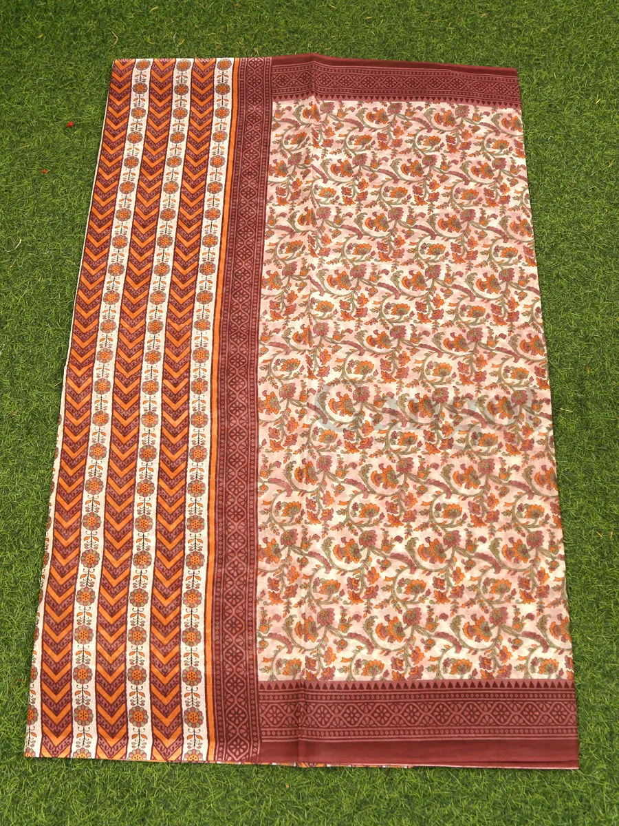 Cotton Printed Saree - Image 4