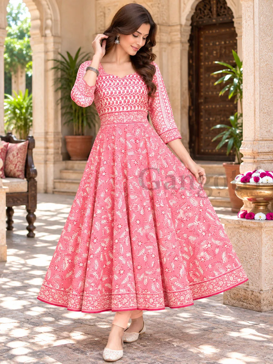 Cotton Anarkali XL