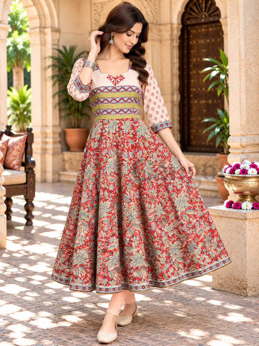 Cotton Anarkali XL