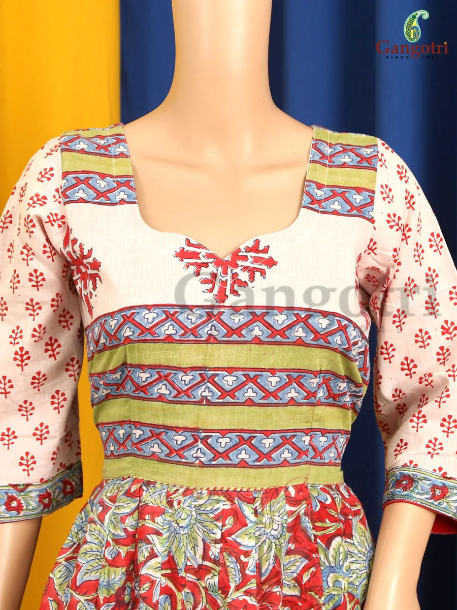 Cotton Anarkali XL - Image 2
