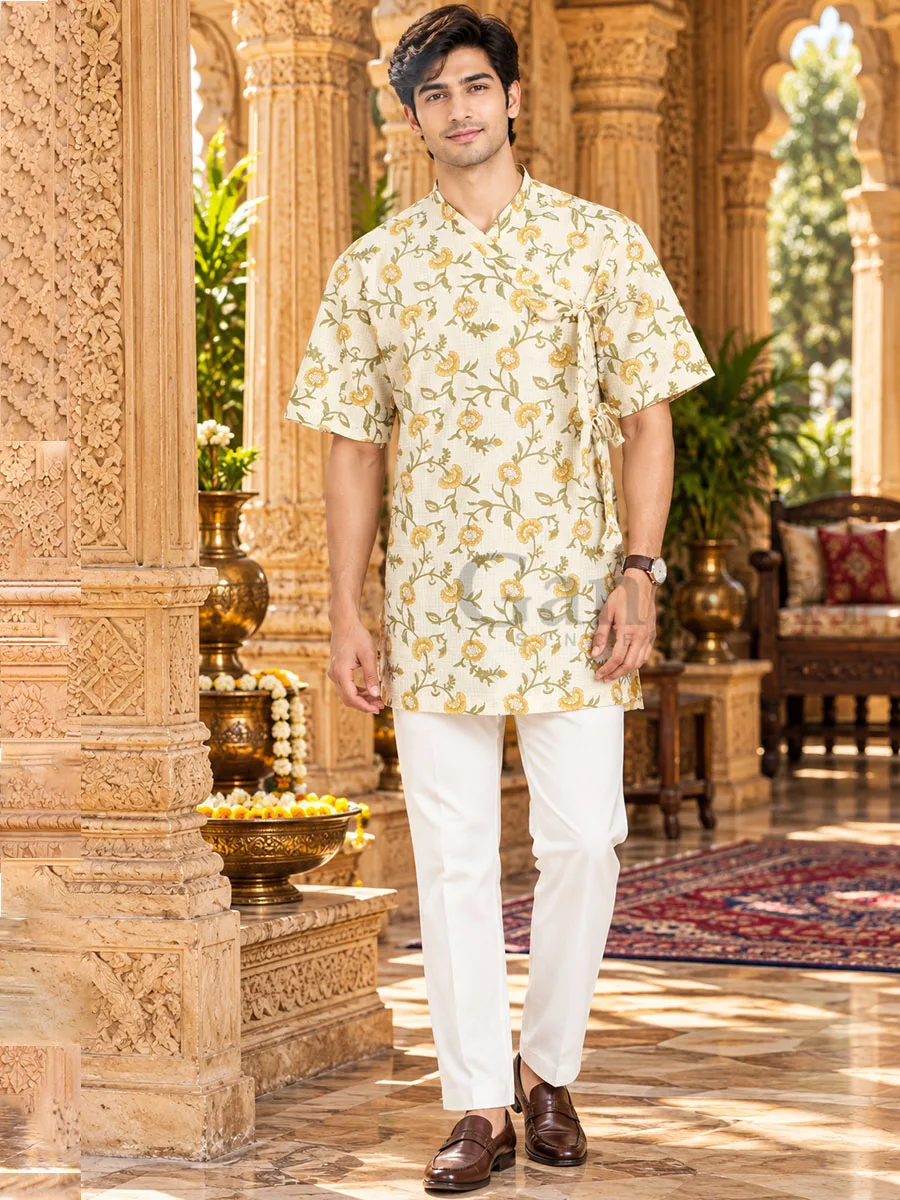 Cotton Printed Kirtan Bagalbandi XL