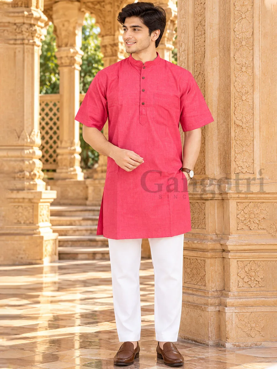 Cotton Kurta Collar L