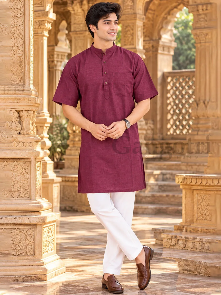 Cotton Kurta Collar L