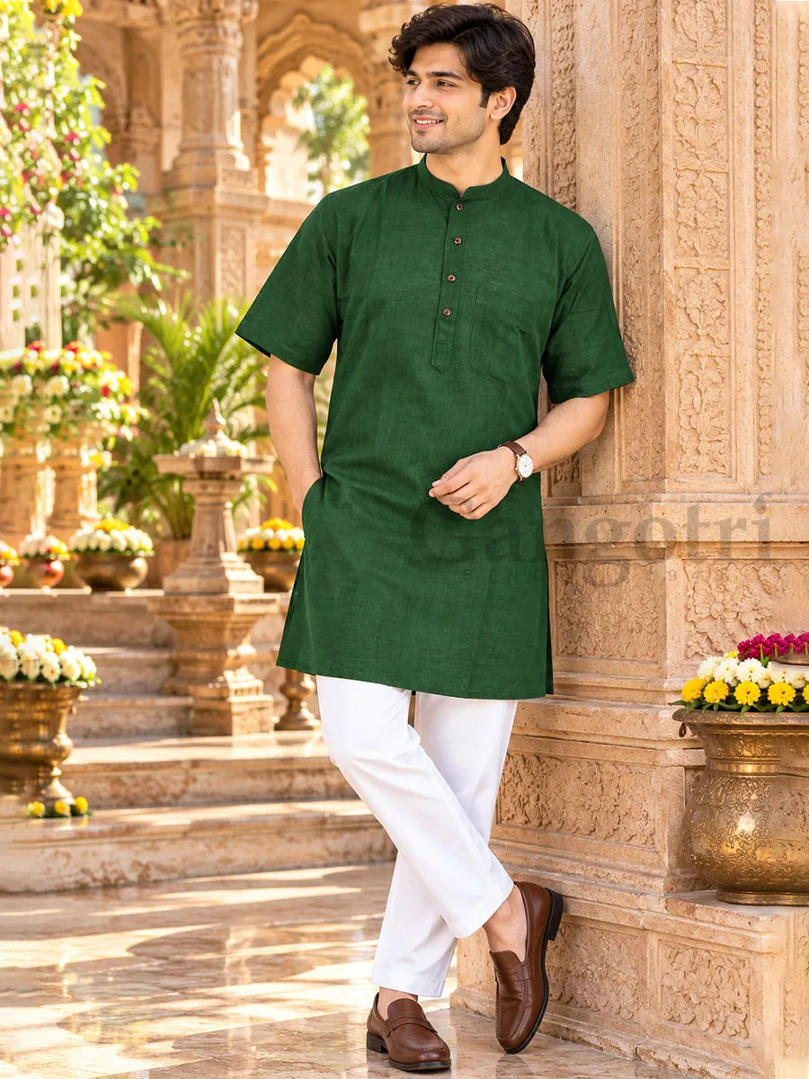 Cotton Kurta Collar L