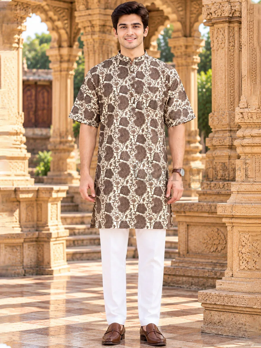 Cotton Kurta Collar L