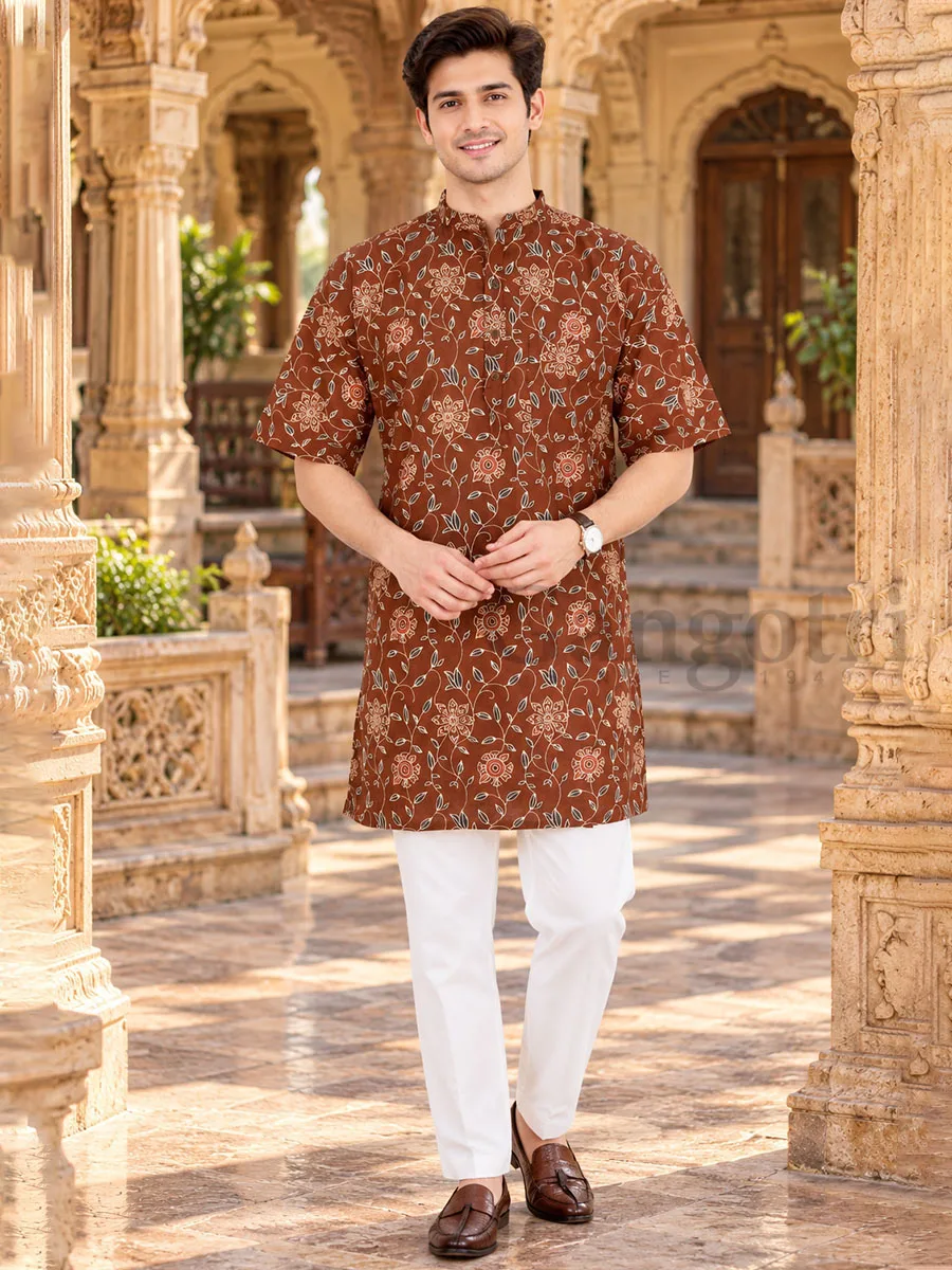 Cotton Kurta Collar L