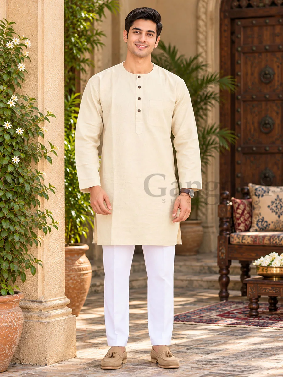Kurta Cotton Roundneck L