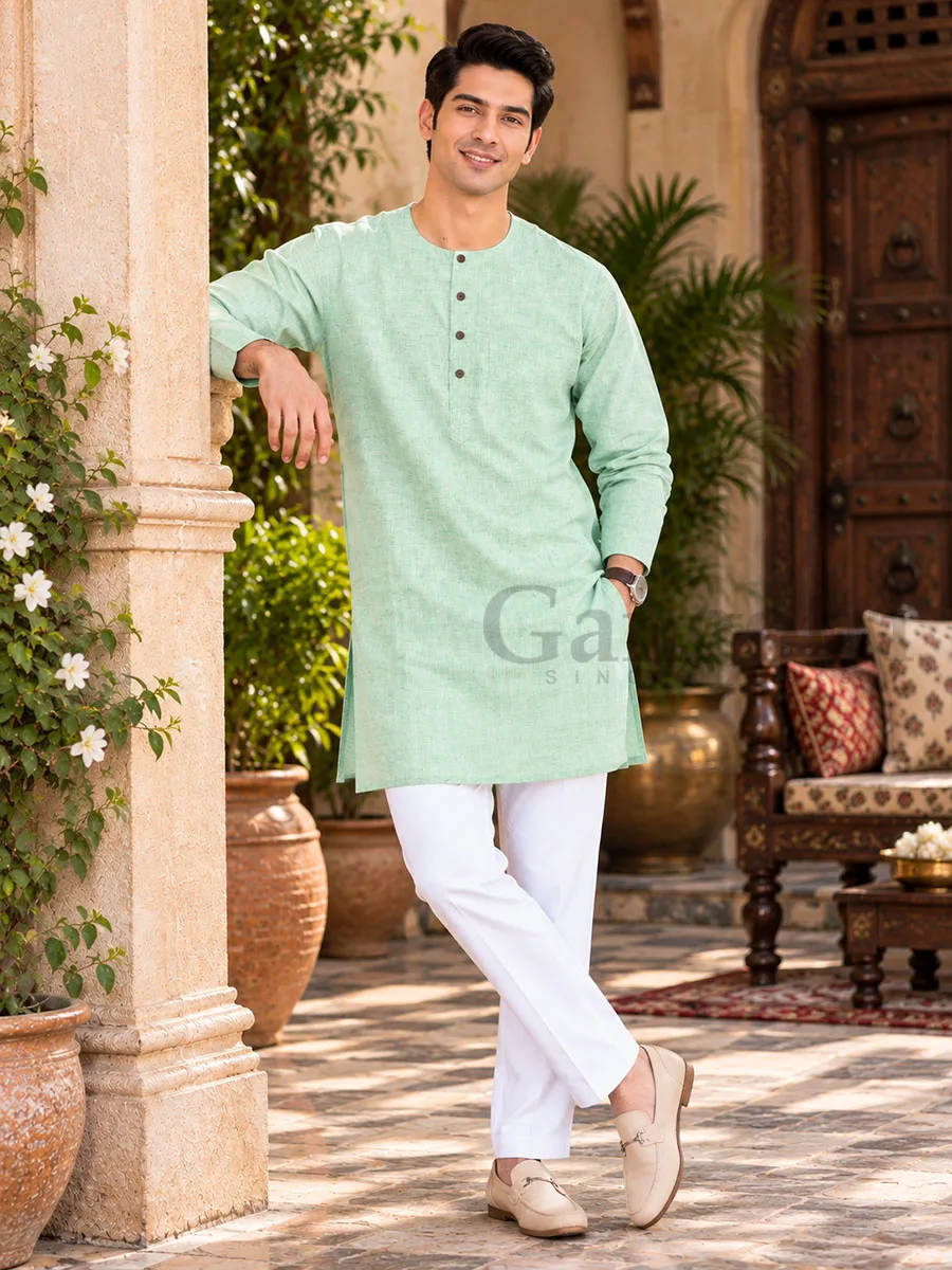 Kurta Cotton Roundneck L