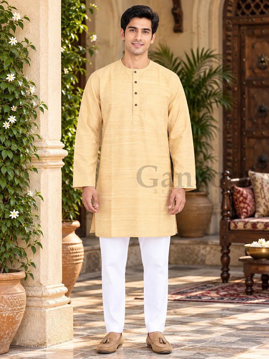Kurta Cotton Roundneck L