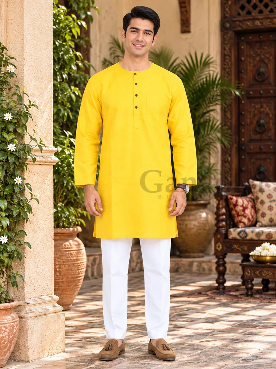 Kurta Cotton Roundneck L