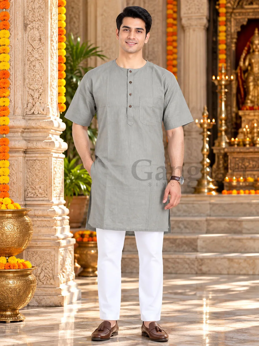Kurta Cotton Roundneck M