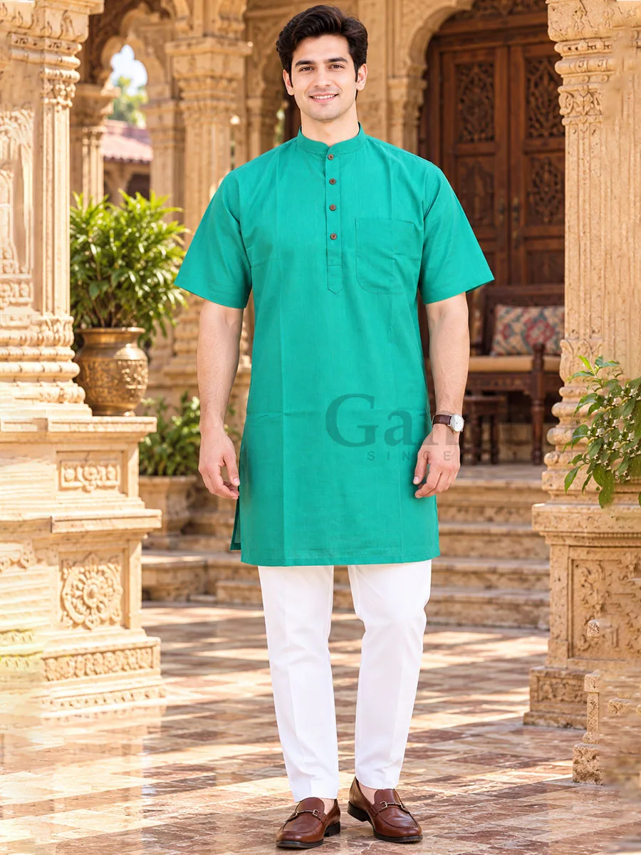 Cotton Kurta Collar M