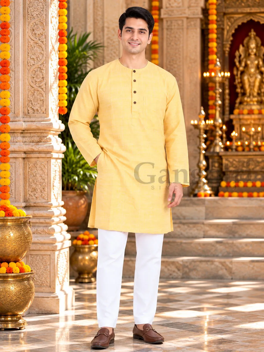 Kurta Cotton Roundneck M