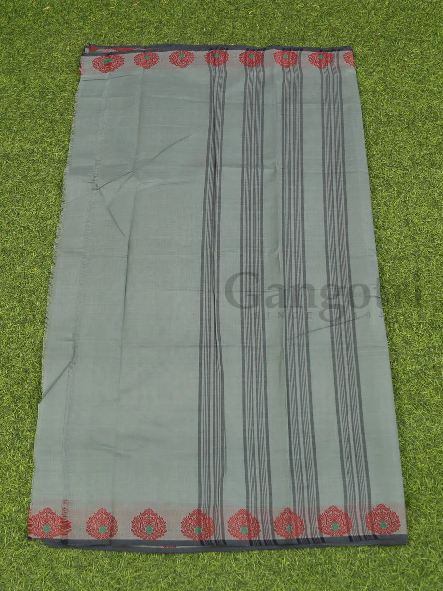 South Indian Cotton Saree - Image 4