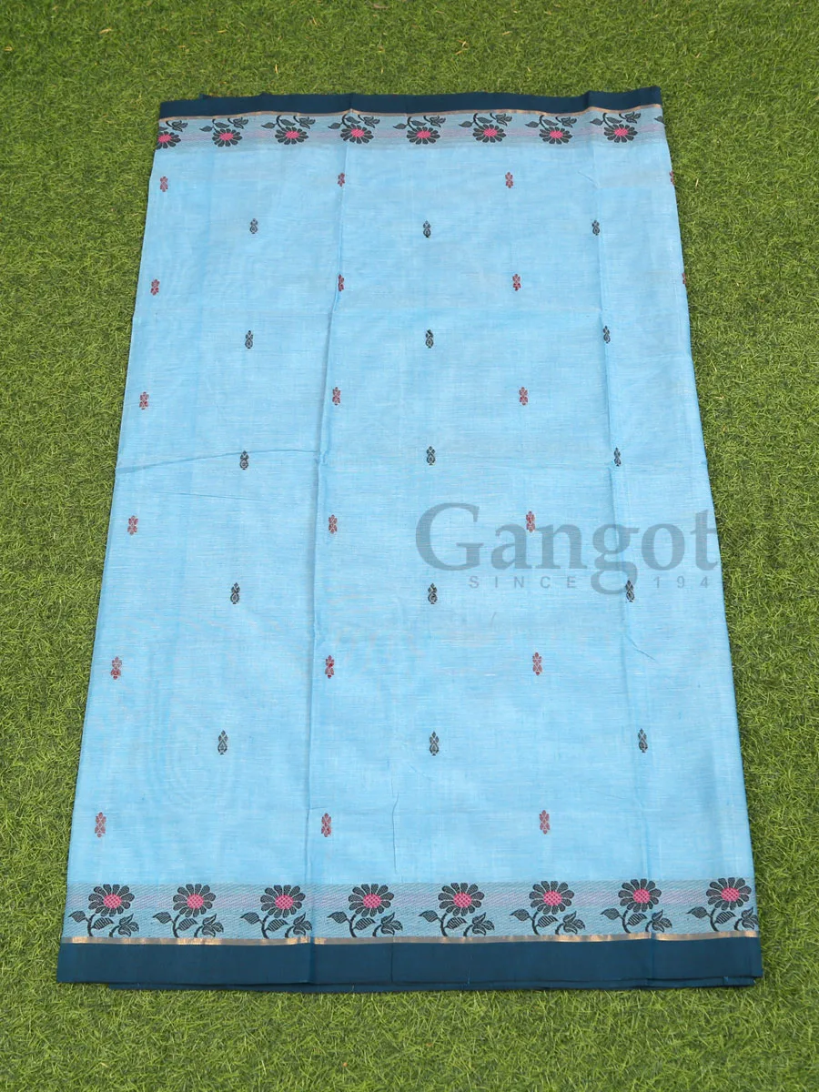 South Indian Cotton Saree - Image 3