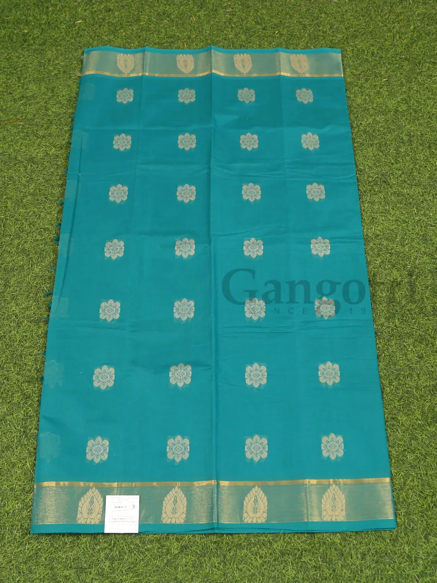South Indian Cotton Saree - Image 3