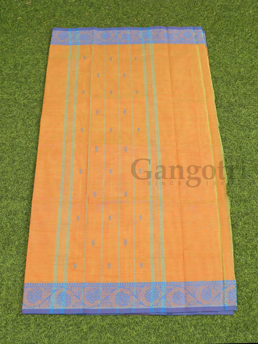 South Indian Cotton Saree - Image 4