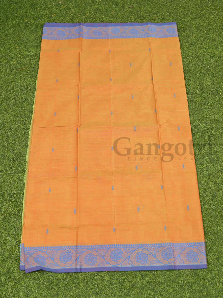 South Indian Cotton Saree - Image 3