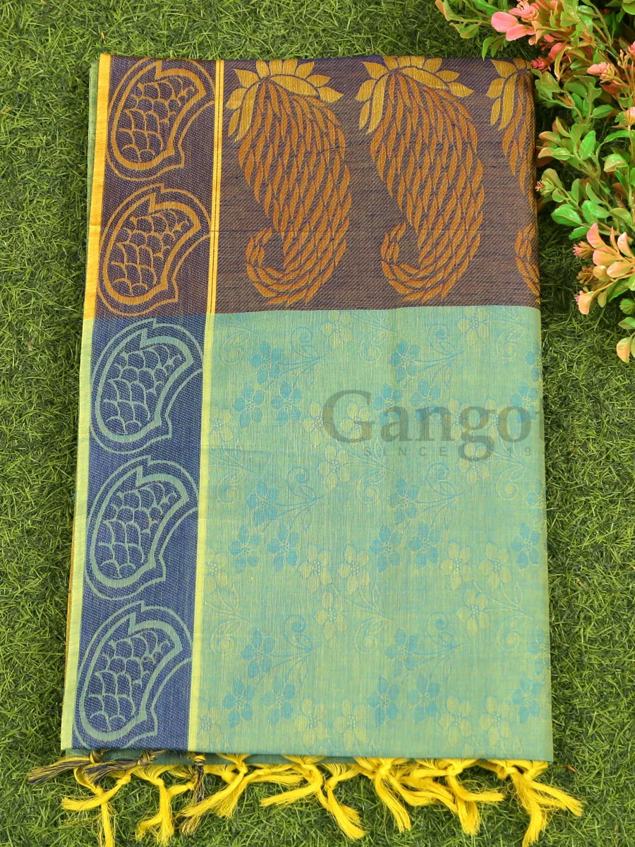 South Indian Cotton Saree - Image 3