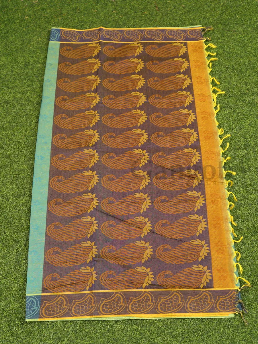 South Indian Cotton Saree - Image 4