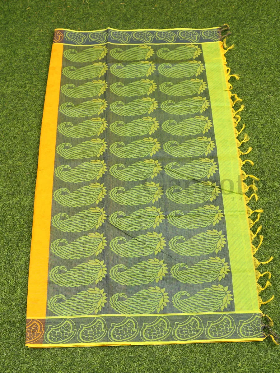 South Indian Cotton Saree - Image 4