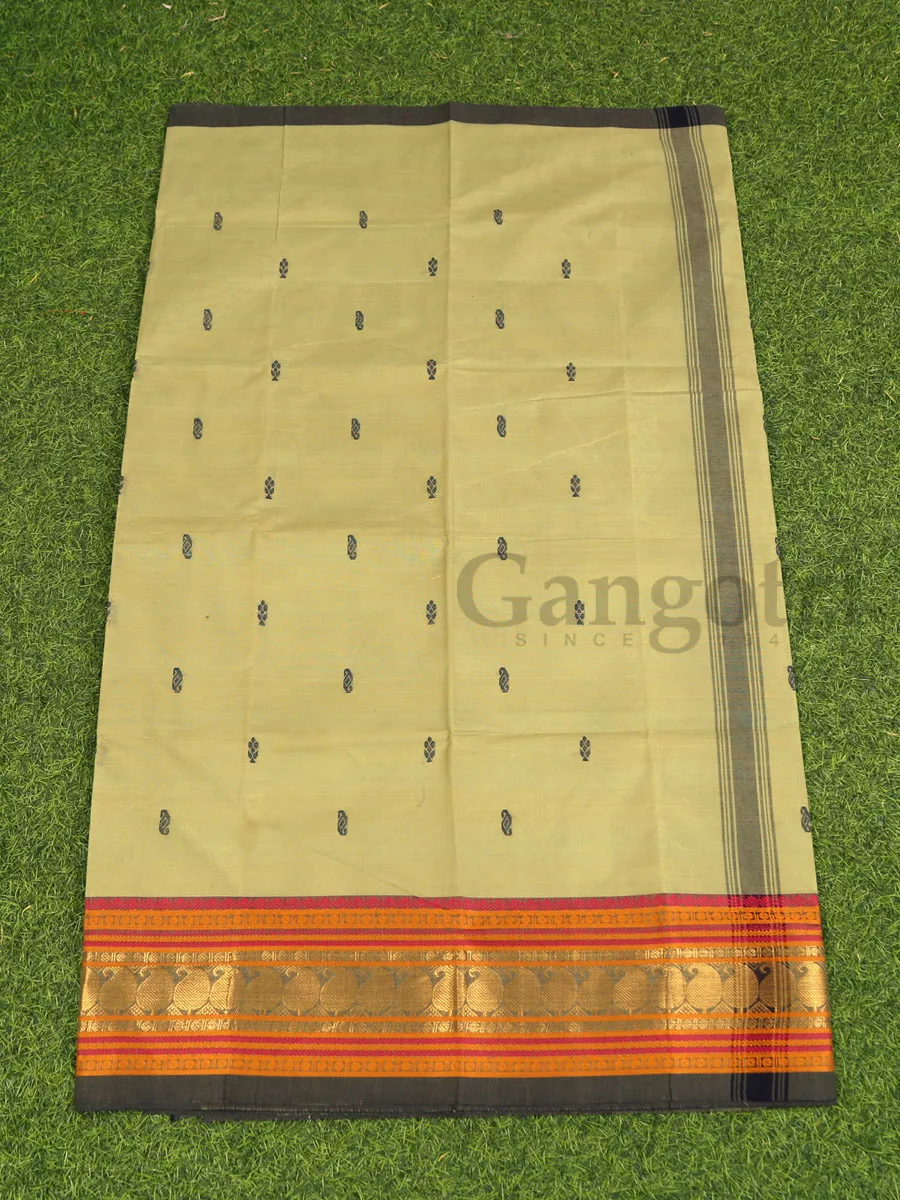 South Indian Cotton Saree - Image 3