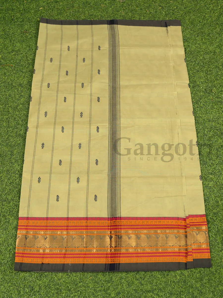 South Indian Cotton Saree - Image 4