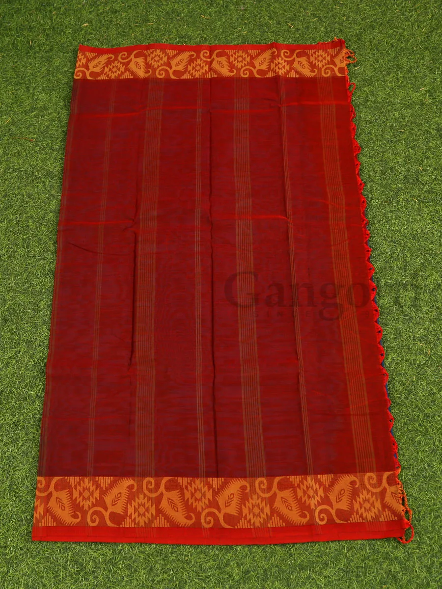 South Indian Cotton Saree - Image 4