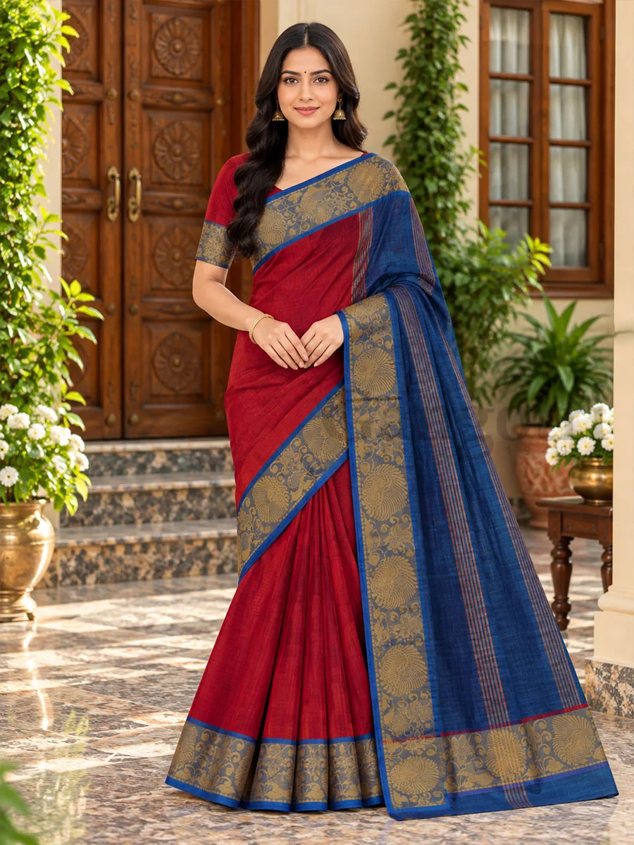 South Indian Cotton Saree