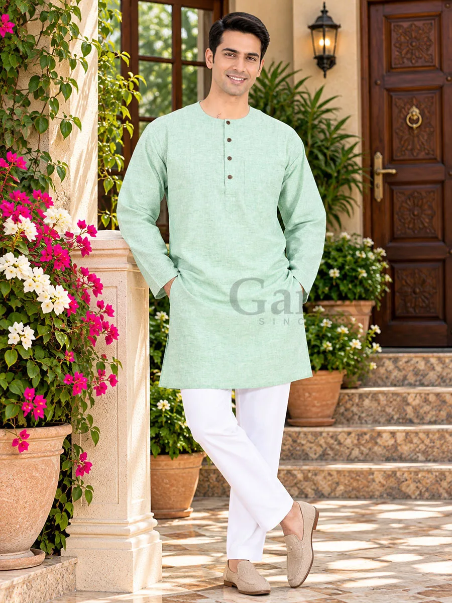 Kurta Cotton Roundneck 2XL