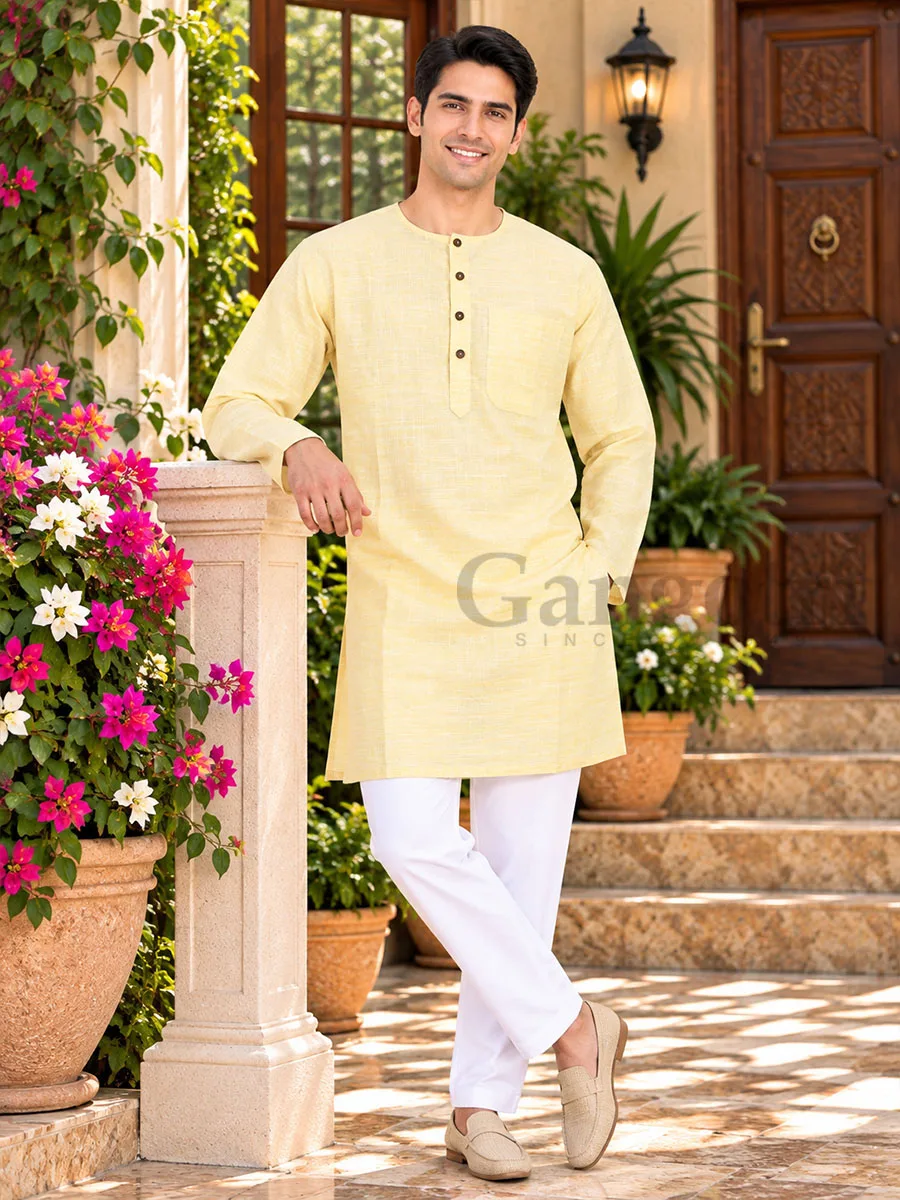 Kurta Cotton Roundneck 2XL