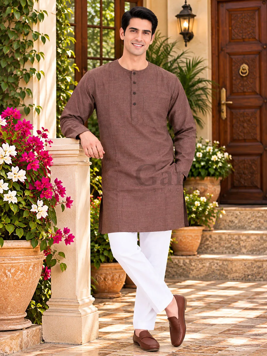 Kurta Cotton Roundneck 2XL
