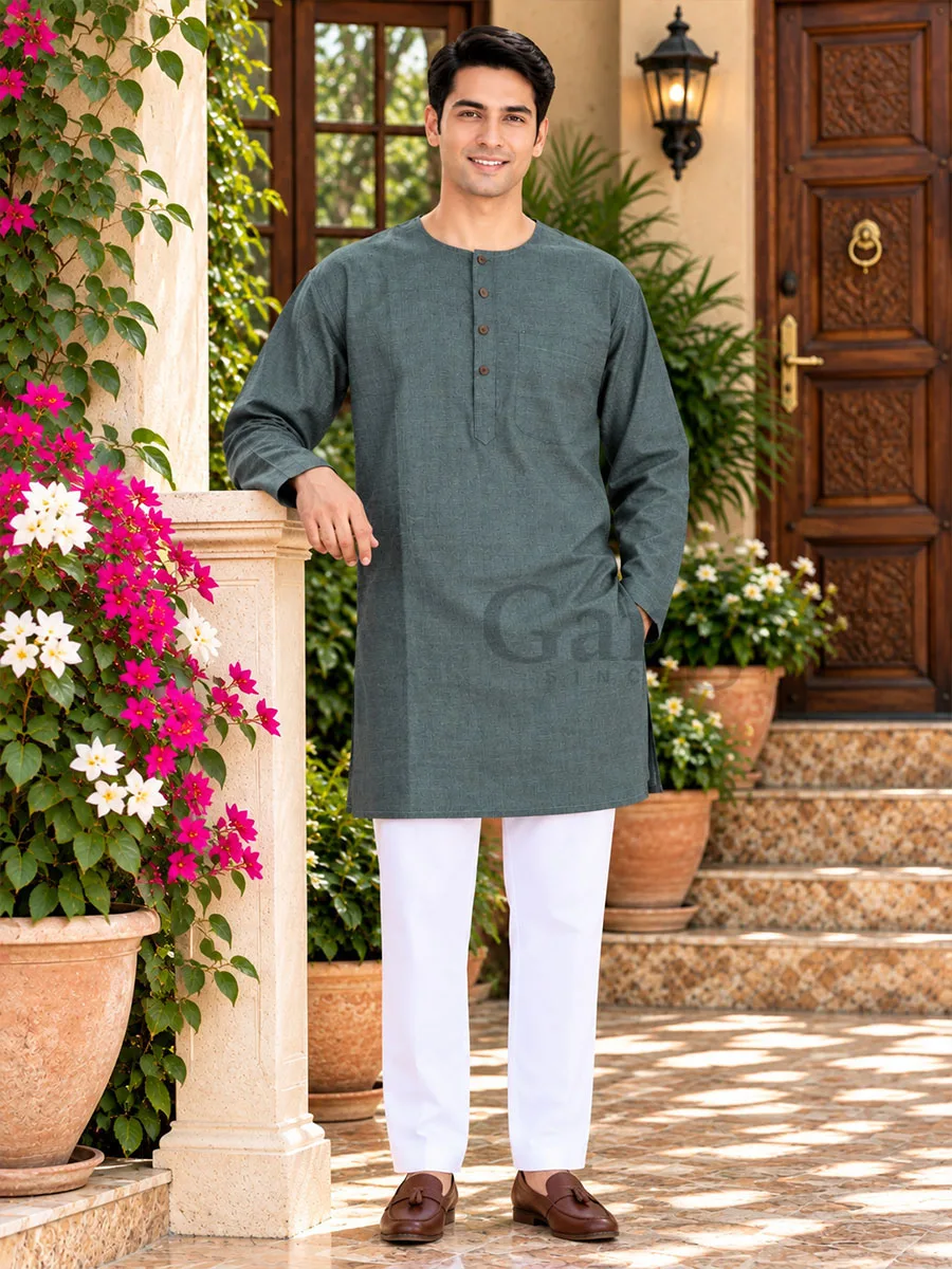 Kurta Cotton Roundneck 2XL
